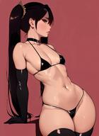 1girls ai_generated curvaceous curvy_female female female_only high_resolution looking_at_viewer micro_bikini nai_diffusion original small_breasts solo stable_diffusion voluptuous_female // 1400x1920 // 182.1KB
