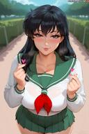 1girls ai_generated asian asian_female ass ass_bigger_than_head bangs big_ass big_breasts big_butt big_hips big_thighs bimbo bimbo_body black_hair blush blushing_at_viewer breast_focus breasts breasts_bigger_than_head brown_eyes busty child_bearing_hips cleavage closed_mouth clothing collarbone curvaceous curvy_body curvy_female curvy_figure curvy_hips cute cute_face eyelashes female female_only finger_heart fit fit_female front_view full_body gesture giant_breasts hair_between_eyes heart hips hourglass_figure huge_breasts huge_thighs indoors inuyasha inviting kagome_higurashi kladen kladenart large_ass large_breasts large_butt large_thighs light-skinned_female light_skin lipstick long_hair looking_at_viewer mature mature_female milf mommy neckerchief no_sex outdoors pale-skinned_female pale_skin parted_lips pleated_skirt pose posing presenting presenting_breasts round_ass round_breasts sailor_collar school_uniform schoolgirl seductive seductive_eyes seductive_look seductive_pose seductive_smile serafuku shiny_skin shirt skimpy skimpy_clothes skimpy_outfit skin_tight skindentation skirt solo solo_female solo_focus stable_diffusion standing student teenage_girl teenager thick thick_ass thick_hips thick_thighs tight_clothing tight_fit uniform voluptuous voluptuous_female voluptuous_teen white_shirt wide_ass wide_hips wide_thighs // 1886x2836 // 341.7KB