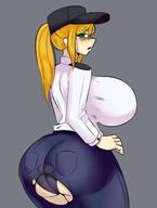 1girls ass big_ass big_breasts blonde_hair breasts female female_only five_nights_at_freddy's five_nights_at_freddy's:_security_breach fully_clothed green_eyes hole_in_pants hornyaverage panties ponytail sideboob thick_thighs torn_clothes torn_pants vanessa_(fnaf) // 1926x2558 // 240.6KB